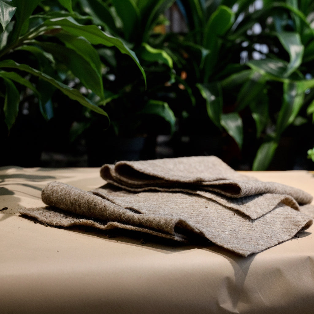 Konteinerių juosta iš avių vilnos