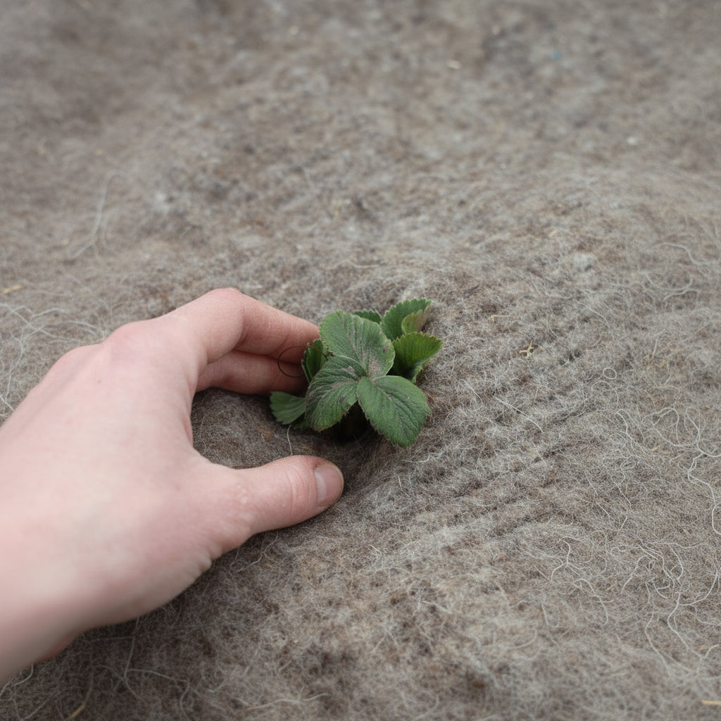 Avies vilnos lysvės kilimas